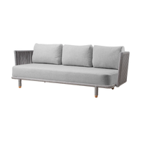 Cane-line Moments 3-seater sofa grey