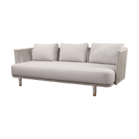 Cane-line Moments 3-seater sofa sand