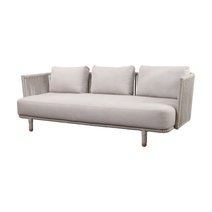 Cane-line Moments 3-seater sofa sand