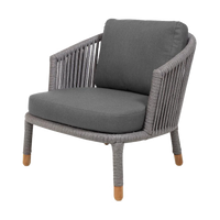 Cane-line Moments lounge chair grey