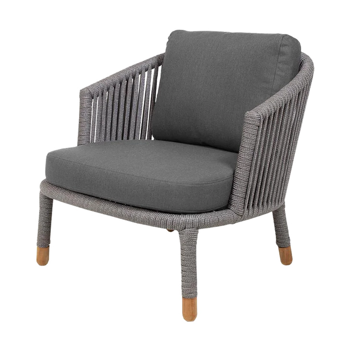 Cane-line Moments lounge chair grey