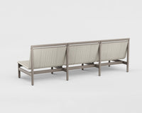 Montauk Sofa Armless Aluminum 94"