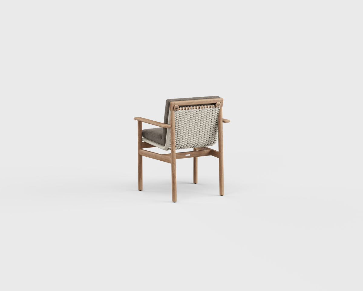 Montauk Dining Arm Chair Teak