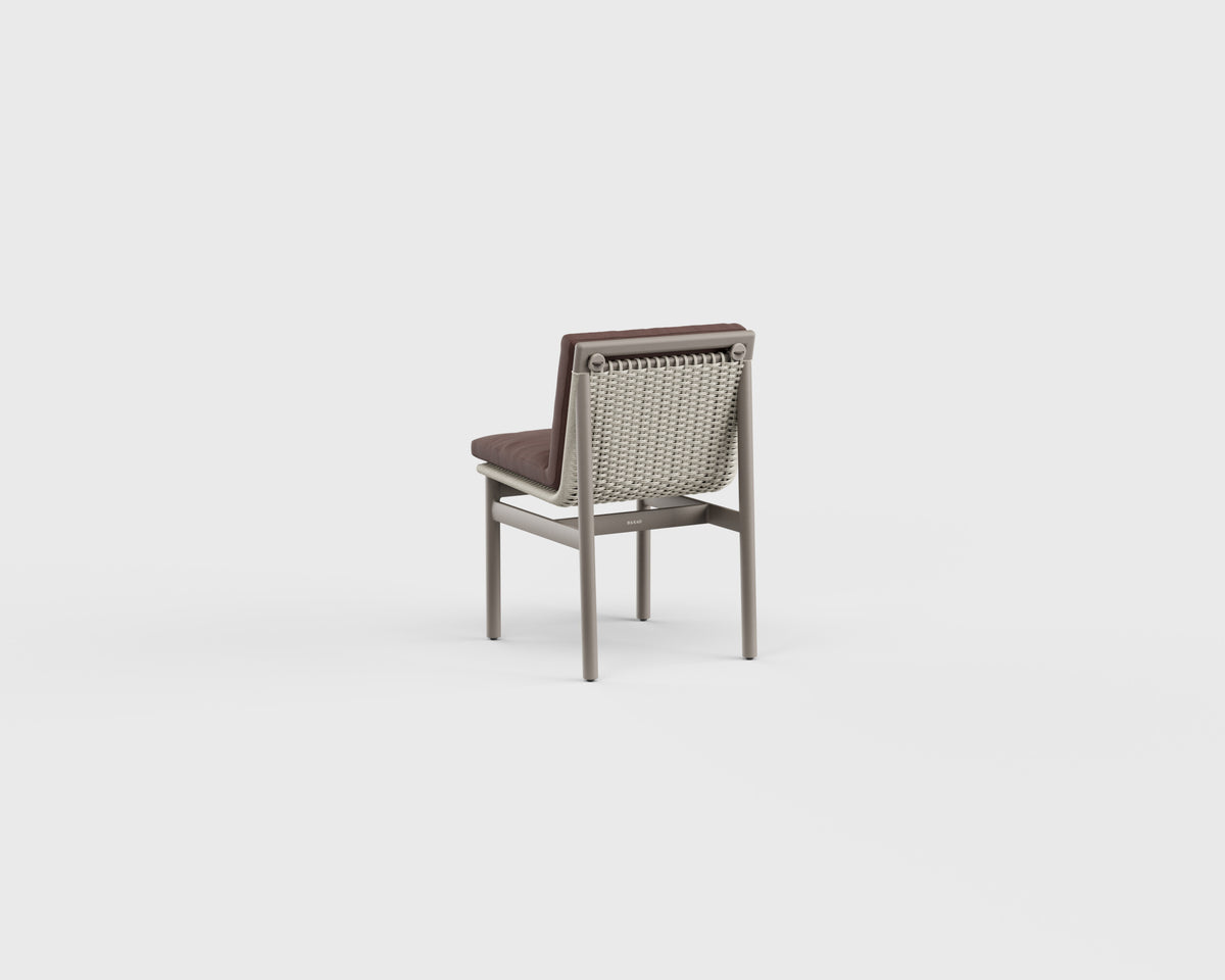 Montauk Dining Side Chair Aluminum