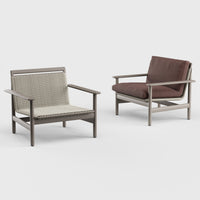 Montauk Lounge Chair Arm Aluminum