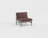Montauk Lounge Chair Armless Aluminum