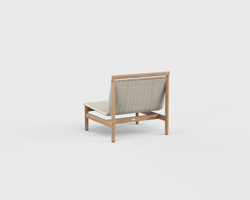 Montauk Lounge Chair Armless Teak