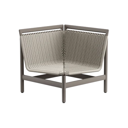 Montauk Sectional Armless Corner Aluminum