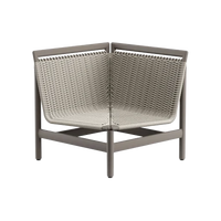 Montauk Sectional Armless Corner Aluminum