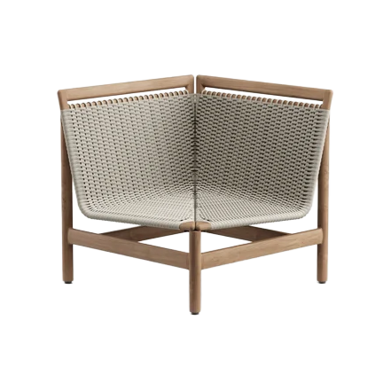 Montauk Sectional Armless Corner Teak