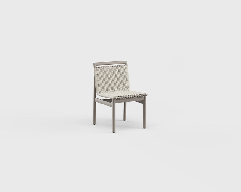 Montauk Dining Side Chair Aluminum