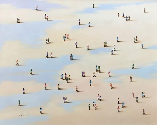 Untitled Sea Shells – Original Oil Painting by Nuria Miro