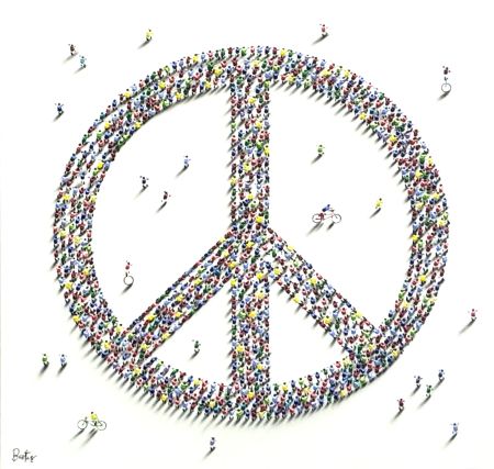 Peace – Acrylic On Canvas Painting by Francisco Bartus