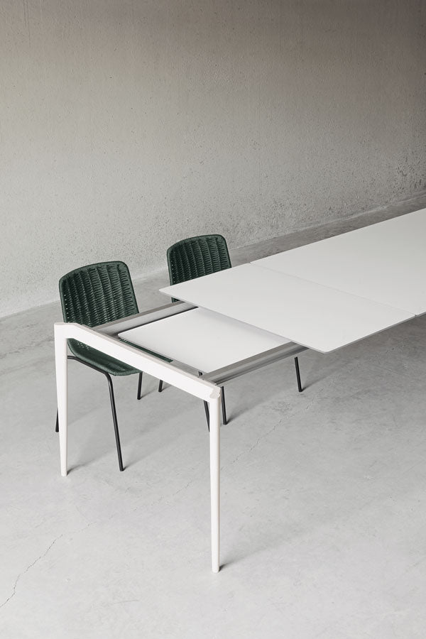 Nude Rectangular Expandable Dining Table