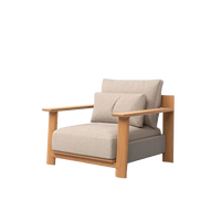 Olma Armchair outdoor lounge chair by SKLD Studio, designed by La Mamba Studio