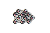 Parquet Tetragon Blue