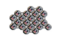 Parquet Tetragon Blue