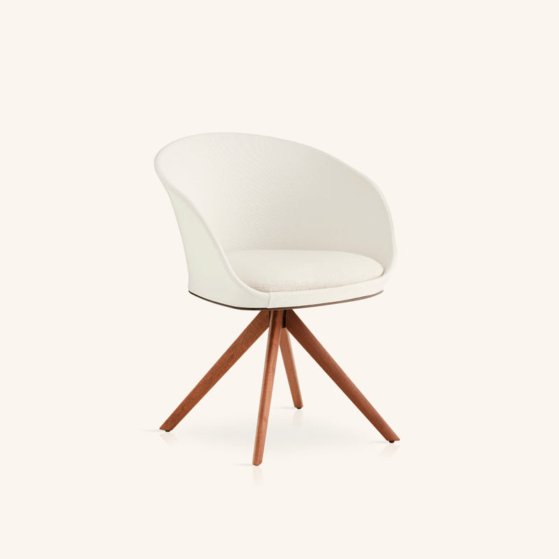 Blum Dining Armchair With Pyramid Base