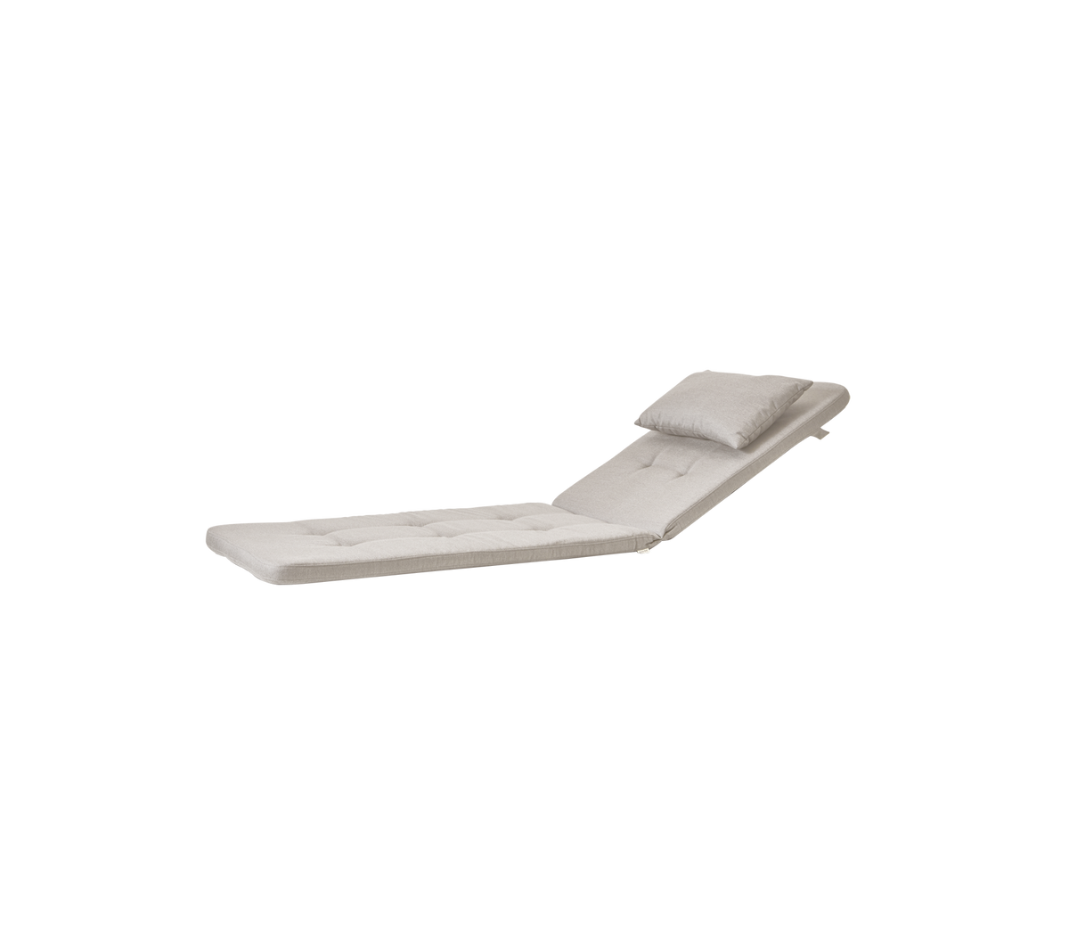 Presley sunbed cushion sand white background image by Cane-line