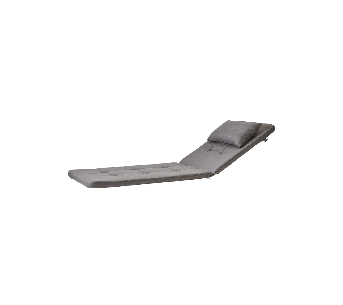 Presley sunbed cushion taupe white background image by Cane-line