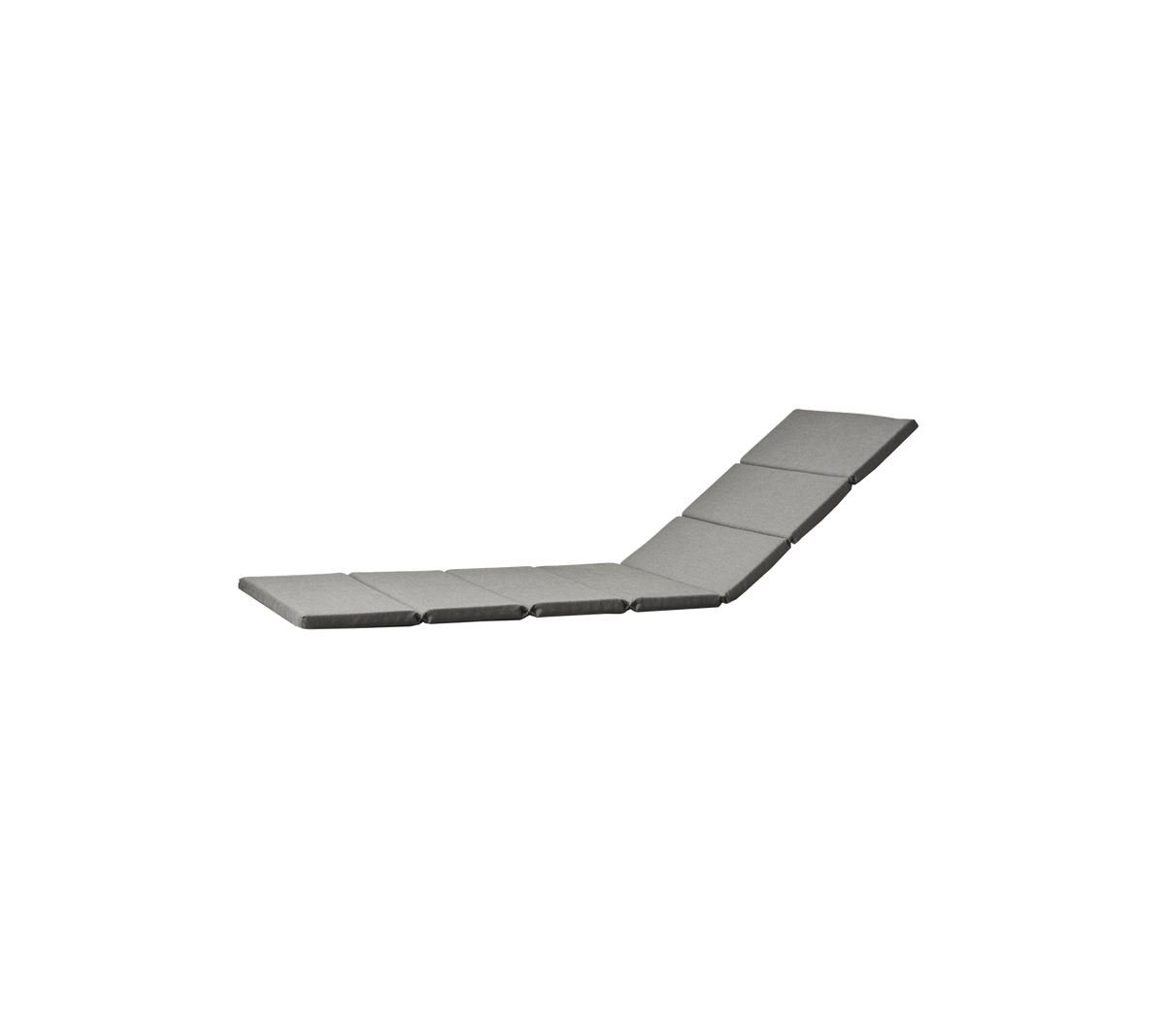 Relax sunbed cushion grey white background image by Cane-line