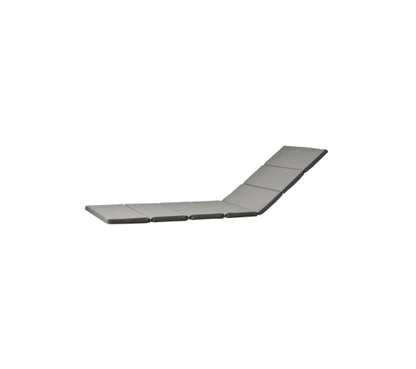 Relax sunbed cushion grey white background image by Cane-line