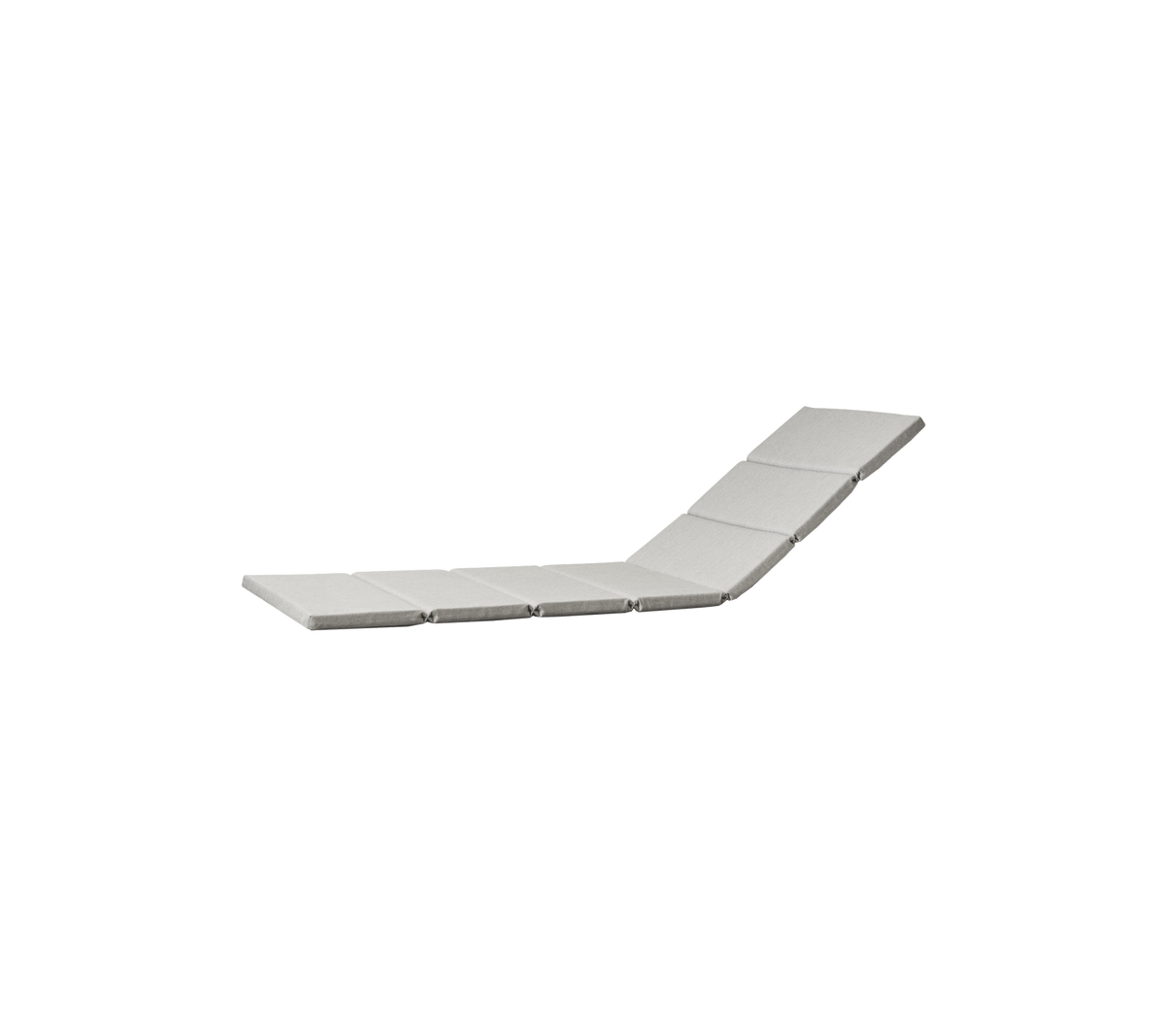 Relax sunbed cushion light grey white background image by Cane-line