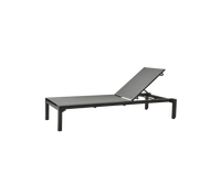 Relax sunbed grey Cane-line Tex white background image by Cane-line