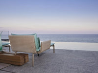 Roberti Key West chaise lounge and 4270 beam composition overlooking the sea