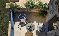 Roberti Lipari 4331 chairs in Graphite viewed from above
