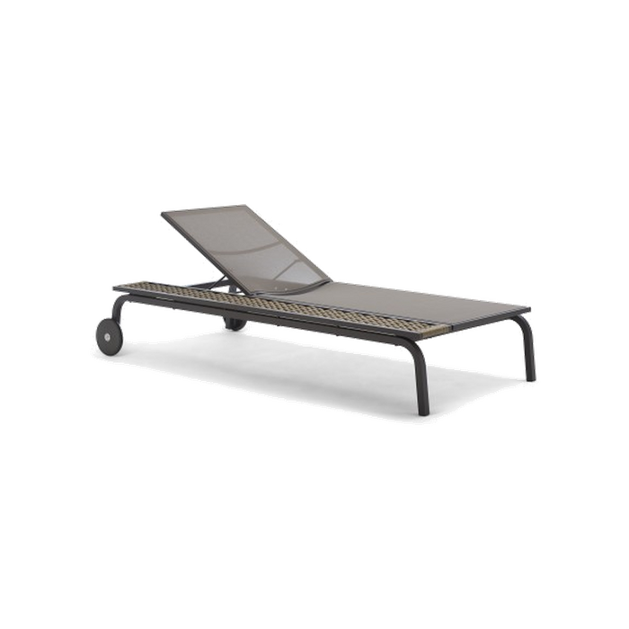 Roberti Portofino Sunbed with wheels, reference 9749R