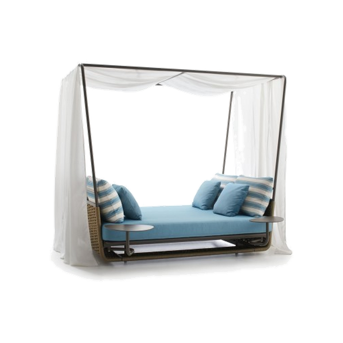 Roberti Portofino Canopied Daybed with side tables, reference 9768