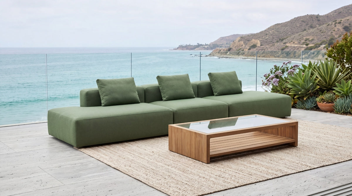 Roberti Setai Linear Sofa CMP2 terrace lifestyle