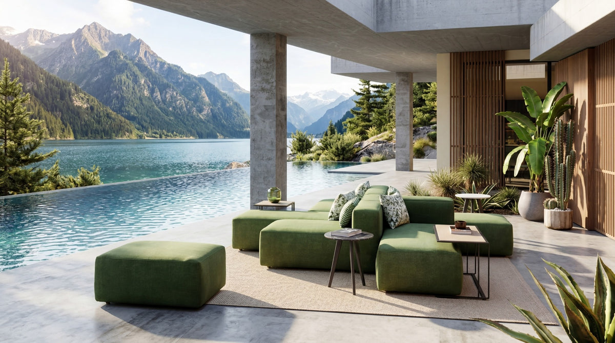 Roberti Setai Modular Sofa CMP3 mountain terrace lifestyle