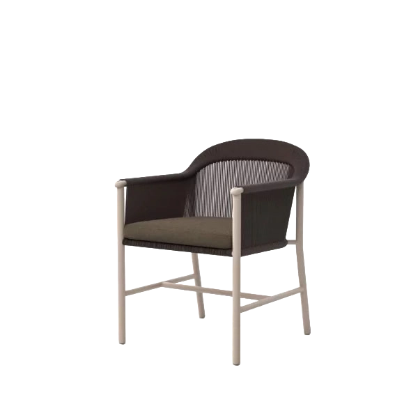 Ronda Dining Armchair outdoor dining chair by SKLD Studio, designed by Kar Durán and Miguel López