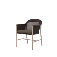 Ronda Dining Armchair outdoor dining chair by SKLD Studio, designed by Kar Durán and Miguel López