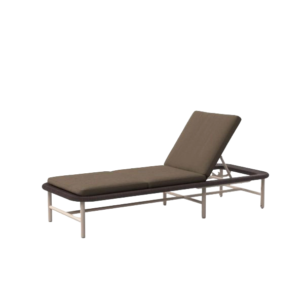 Ronda Lounger outdoor sun lounger by SKLD Studio, designed by Kar Durán and Miguel López
