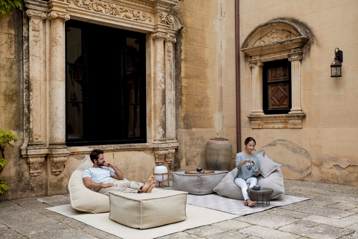 Sail Square Poufs