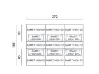 Samet High Modular Sofa