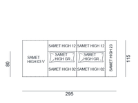 Samet High Modular Sofa