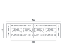 Samet High Modular Sofa