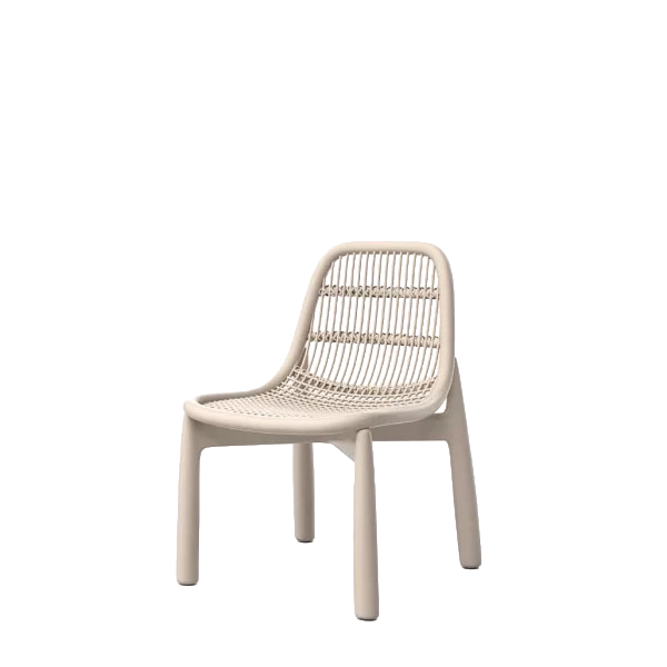 Serra Dining Chair outdoor dining chair by SKLD Studio, designed by Kar Durán and Miguel López