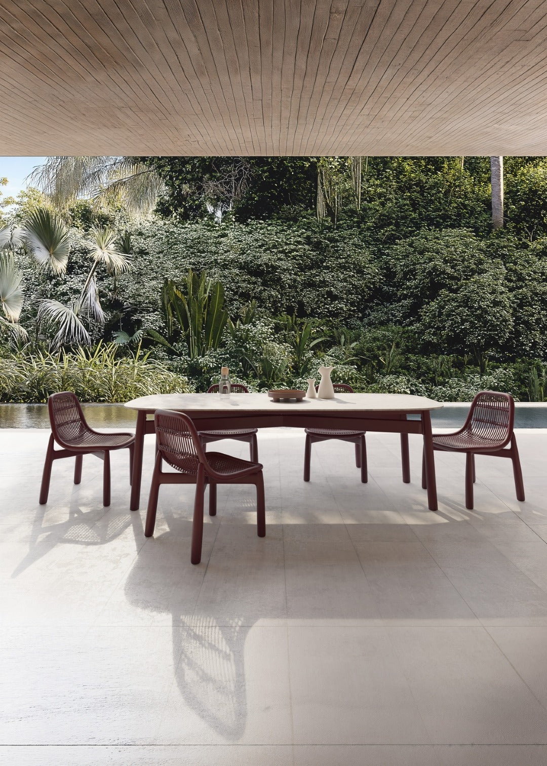 Serra outdoor furniture lifestyle image by SKLD Studio