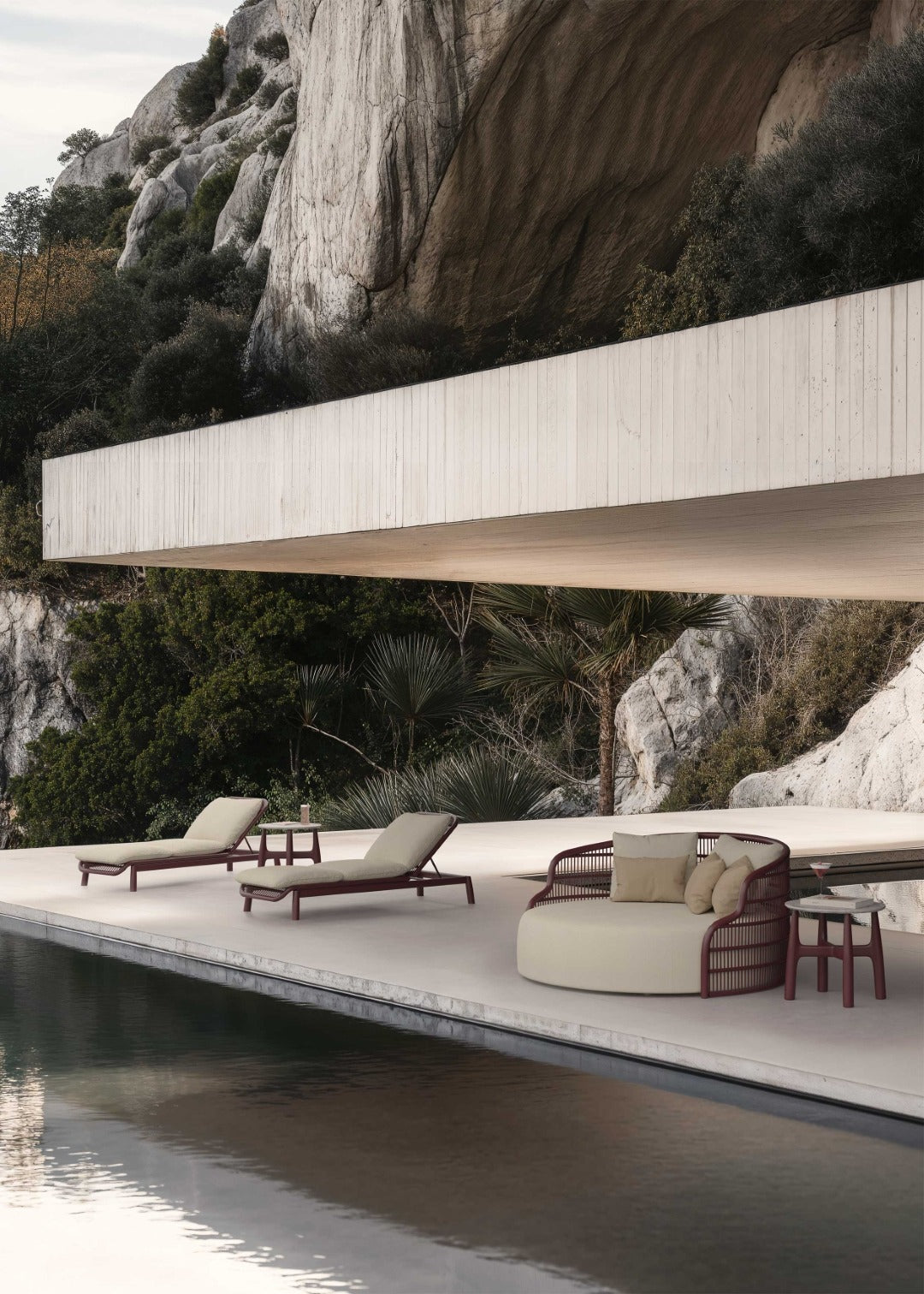 Serra outdoor furniture lifestyle image by SKLD Studio