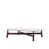 Serra Rectangular Coffee Table outdoor coffee table by SKLD Studio, designed by Kar Durán and Miguel López