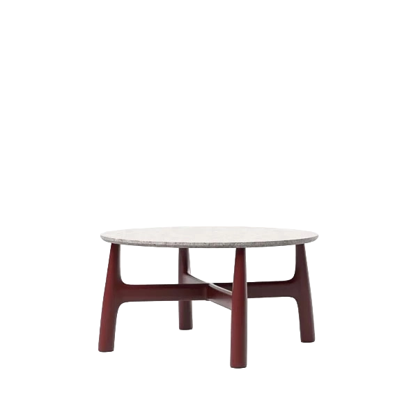 Serra Side Table 82 outdoor side table by SKLD Studio, designed by Kar Durán and Miguel López