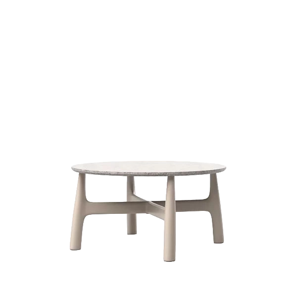 Serra Side Table 82 outdoor side table by SKLD Studio, designed by Kar Durán and Miguel López
