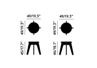 Tom Dixon Slab Stool product view