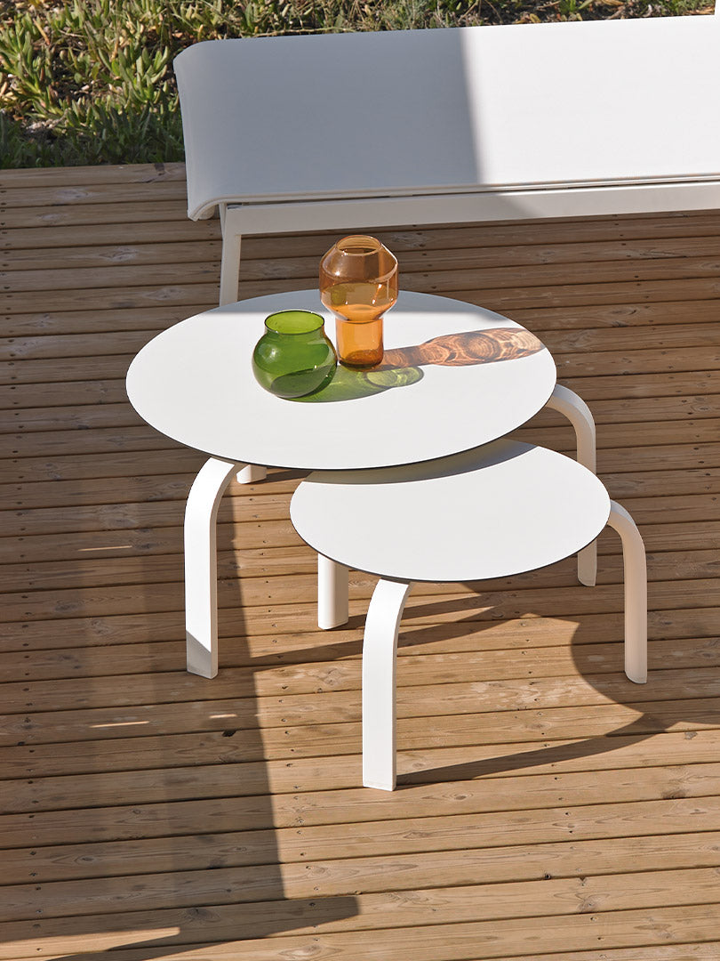 Stack Round coffee table Ø70