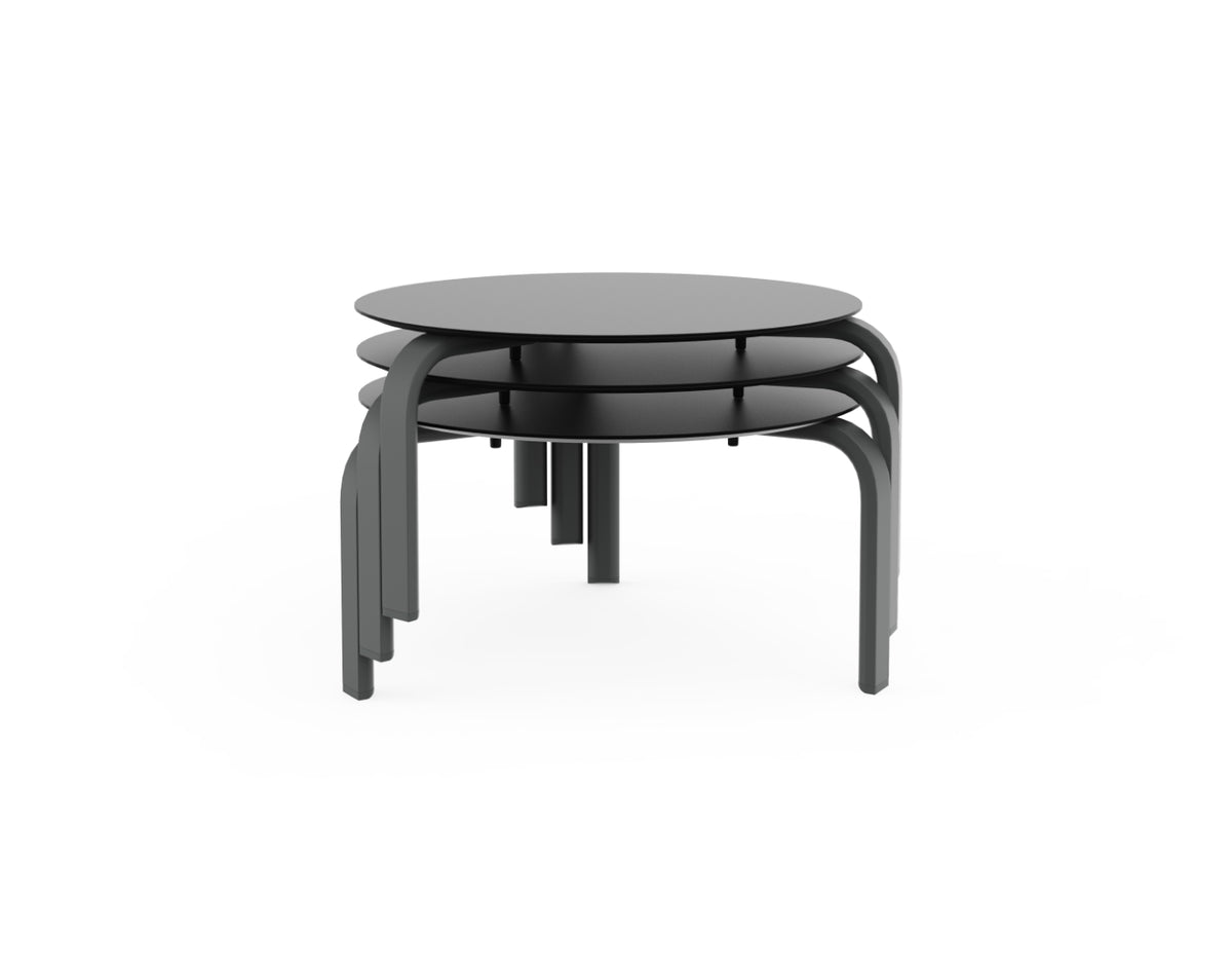 Stack Round coffee table Ø70